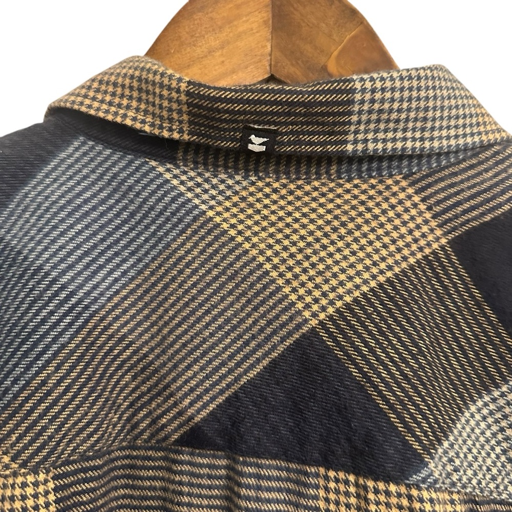 Jetty Marine Supply Company Long Sleeve Flannel Shirt Men’s Medium Plaid - Picture 4 of 8